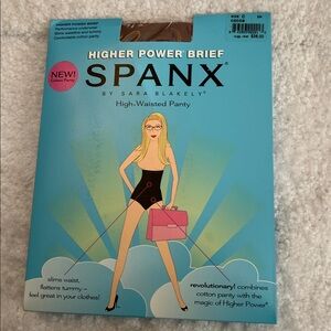 SPANX High-Waisted Brief in Cocoa Size C